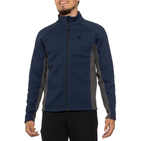 Spyder Constant Fleece Jacket - Full Zip in True Navy