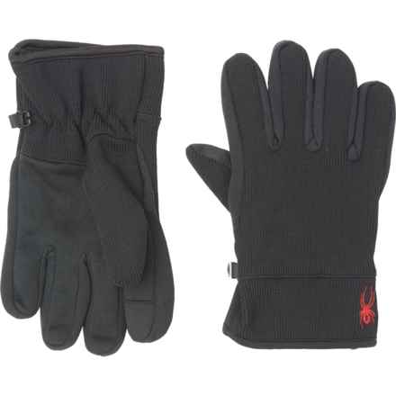 Spyder Core Conduct Gloves - Touchscreen Compatible (For Men) in Black