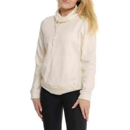 Spyder Cowl Neck Sweatshirt in Pearl