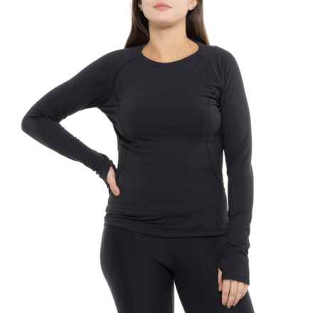 Spyder Crew Neck Shirt - Long Sleeve in Black