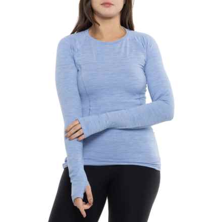 Spyder Crew Neck Shirt - Long Sleeve in Blue Bloom Htr