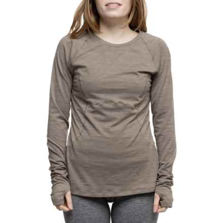 Spyder Crew Neck Shirt - Long Sleeve in Chai Spice Htr