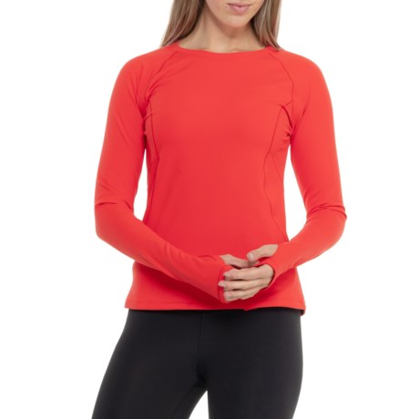 Spyder Crew Neck Shirt - Long Sleeve in Lava