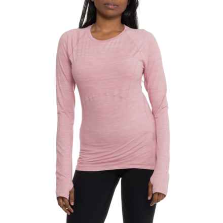 Spyder Crew Neck Shirt - Long Sleeve in Pink Frost Htr