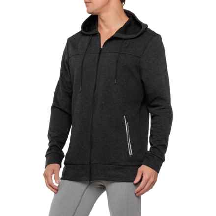 Spyder Double Knit Hoodie - Full Zip in Blazing Black