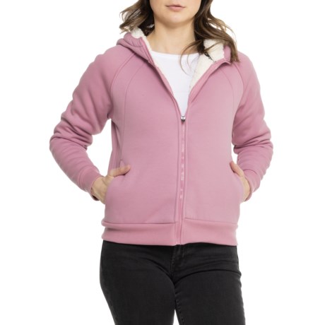 Spyder Double-Knit Lined Hoodie in Orchid