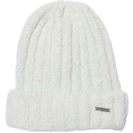 Spyder Fuzzy Rib-Knit Cuff Beanie in Green