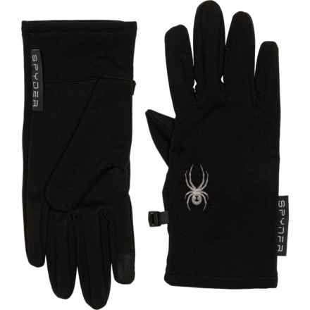 Spyder Glove Liners - Touchscreen Compatible in Black