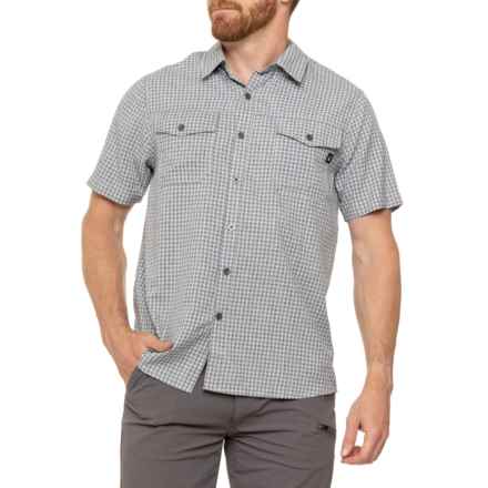Spyder Heather Mini Check Shirt - Short Sleeve in Grey