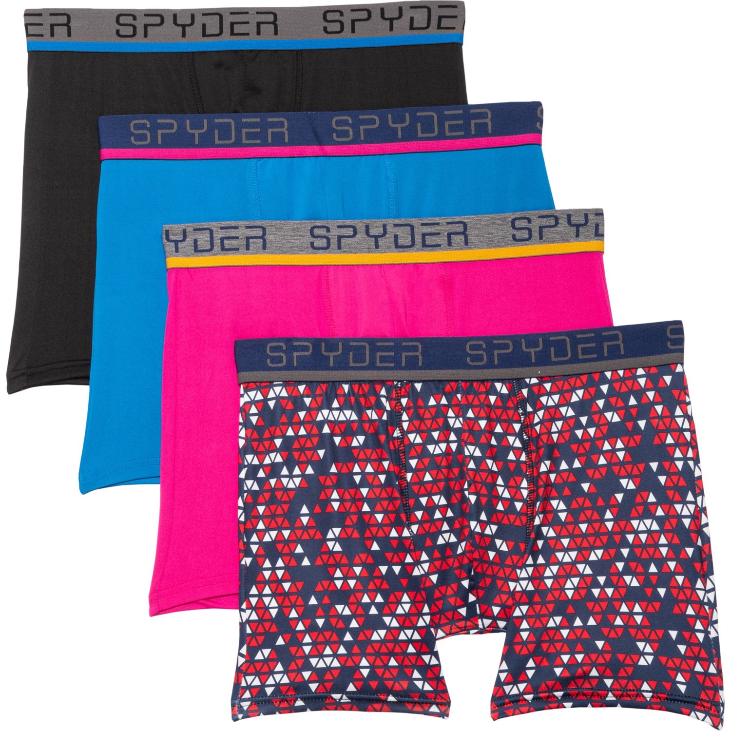 Spyder High Performance Boxer Briefs 4Pack