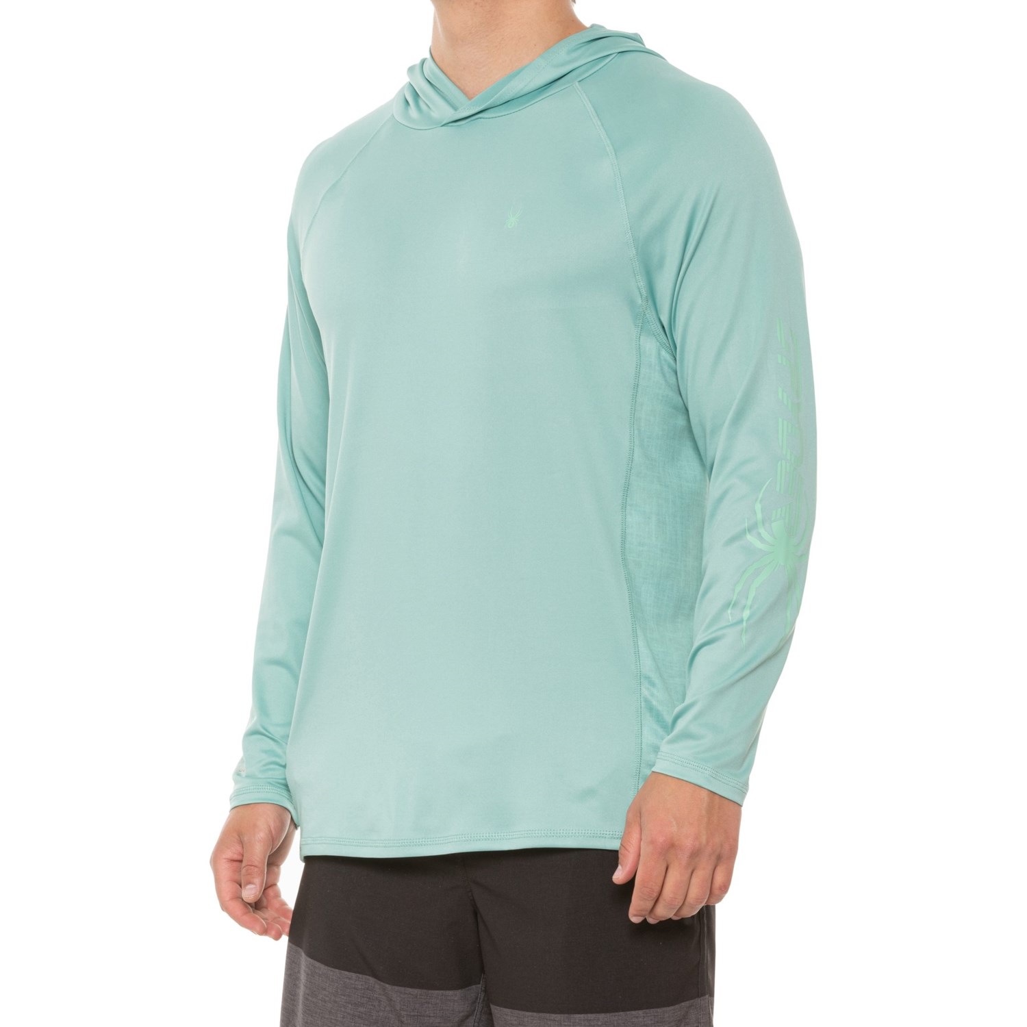 Spyder Hooded Rash Guard - UPF 30+, Long Sleeve