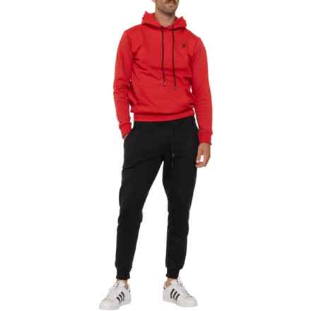 Spyder Hoodie and Joggers Lounge Set in Red/Black