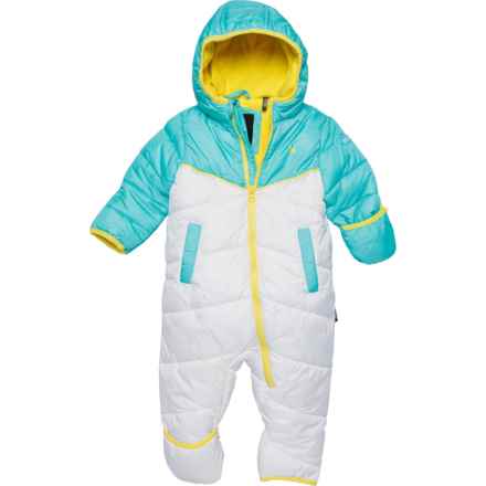 Spyder Infant Girls Layette One-Piece Snowsuit - Insulated in Blue Curacao