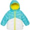 Spyder Infant Girls Puffer Jacket - Insulated in Blue Curacao