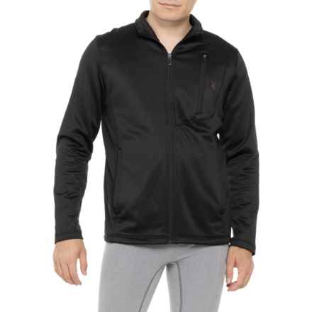 Spyder Interlock Jacket - Full Zip in Black