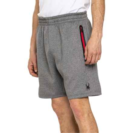 Spyder Interlock Shorts in Burnt Charcoal