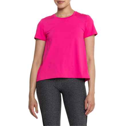 Spyder Interlock T-Shirt - Short Sleeve in Fiesta Pink