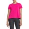 Spyder Interlock T-Shirt - Short Sleeve in Fiesta Pink