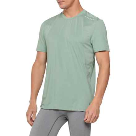 Spyder Jacquard Novelty T-Shirt - Short Sleeve in Haze Aqua