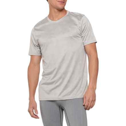 Spyder Jacquard Striated Crew Shirt - Short Sleeve in Grey