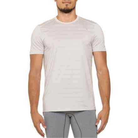 Spyder Jacquard T-Shirt - Short Sleeve in Light Grey