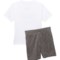 1WCKG_2 Spyder Little Boys Multiply T-Shirt and Shorts Set - Short Sleeve