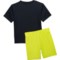 1WCHU_2 Spyder Little Boys Spliced T-Shirt and Shorts Set - Short Sleeve