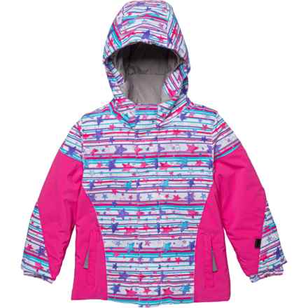 Spyder Little Girls Charm Jacket - Insulated in Starry Stripe Print
