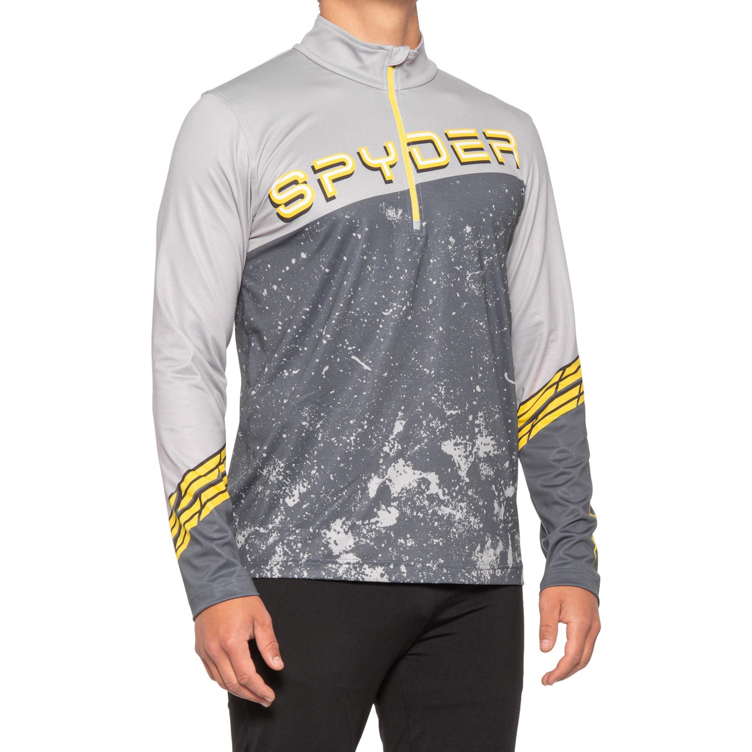 mens yellow base layer