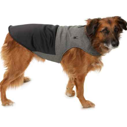 Spyder Medallion Bonded Fleece Dog Sweater - Insulated, Extra Large in Black