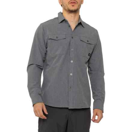 Spyder Melange 2-Pocket Shirt - Long Sleeve in Grey