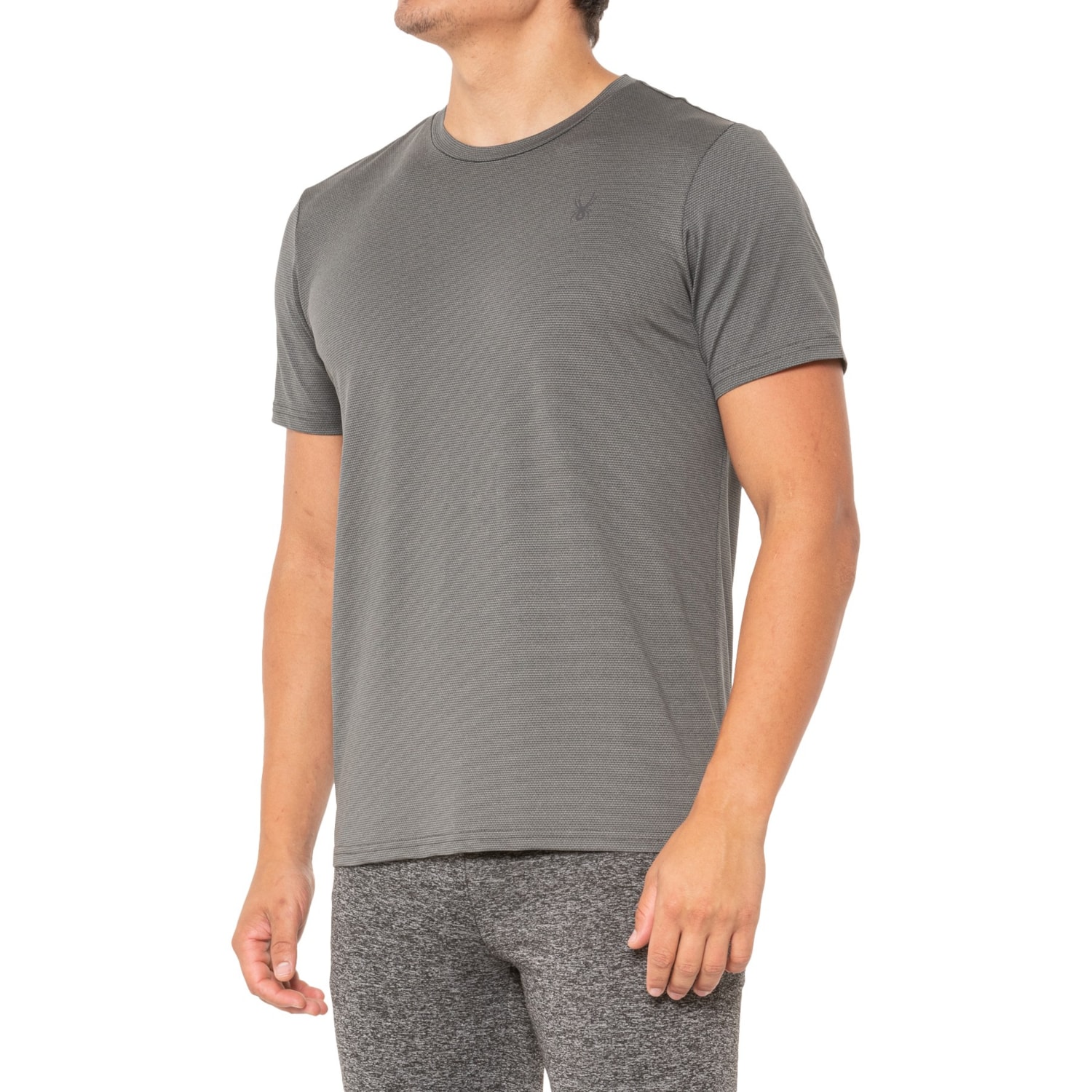 Spyder Men's Standard Carve Short Sleeve Tee - Soft Cotton Basic T-Shirt - View #9