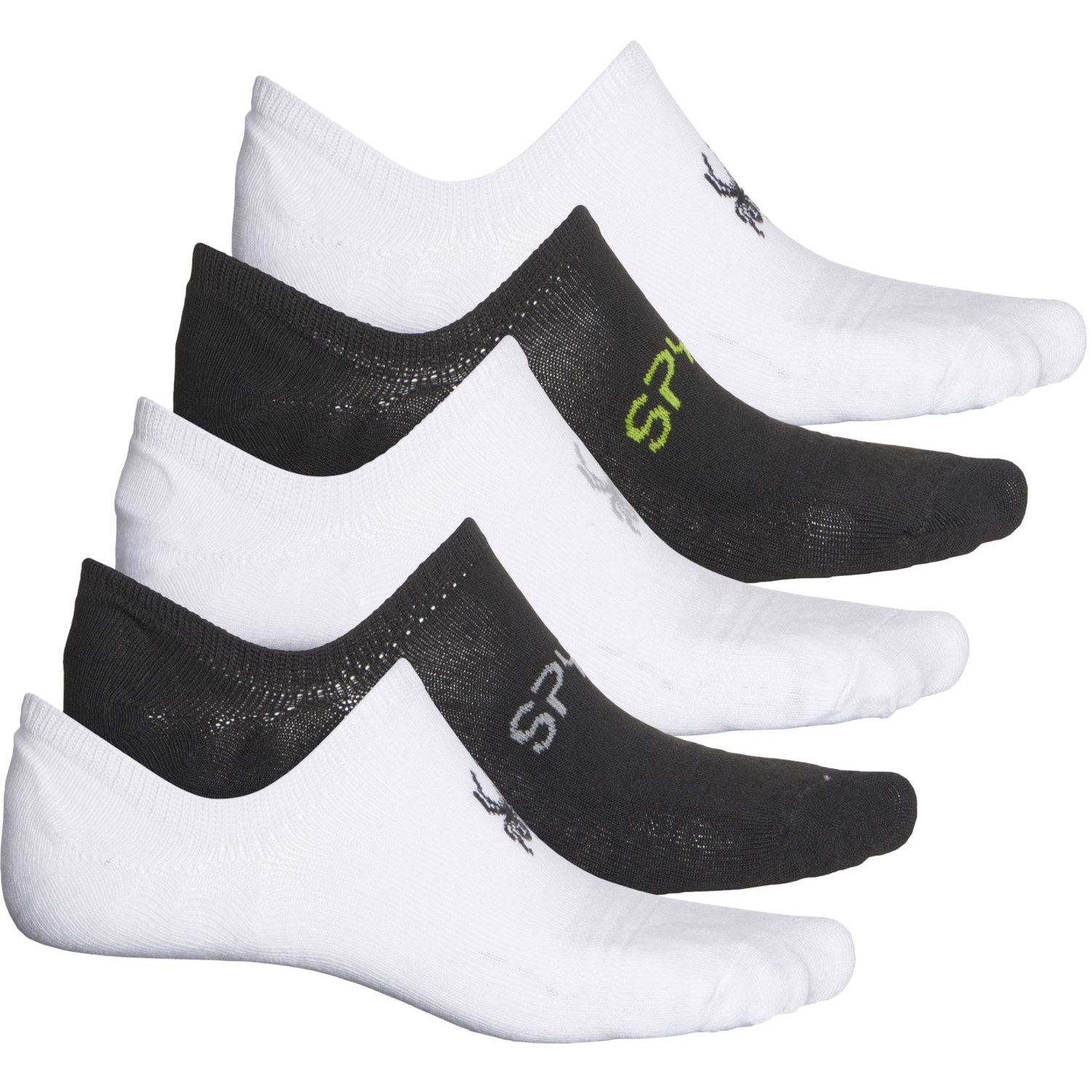 Spyder Mesh Stripe Super NoShow Liner Socks (For Men)