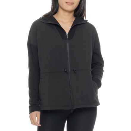 Spyder Mix Media Mock Neck Sweater in Black