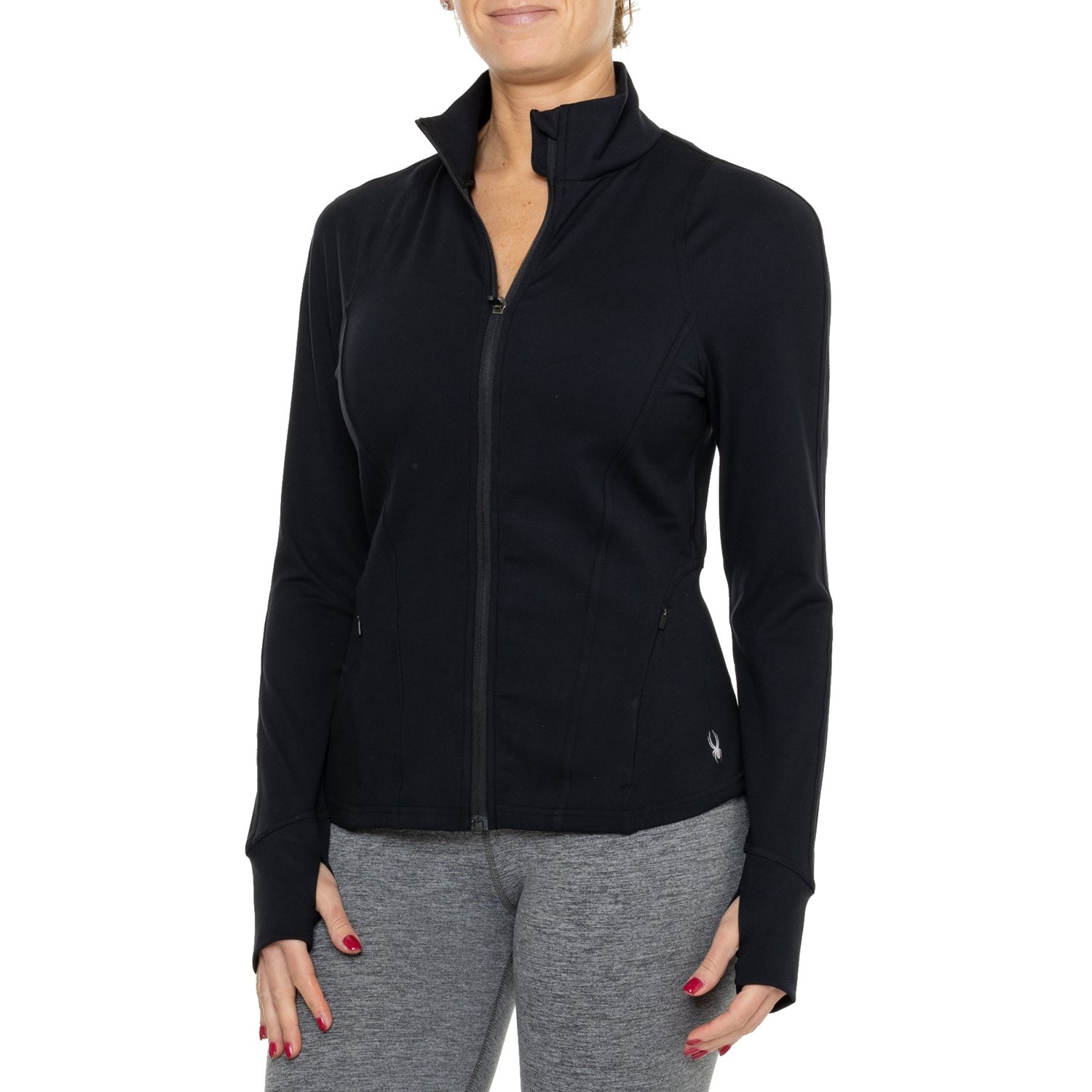 Spyder Mock Neck Yoga Jacket Full Zip