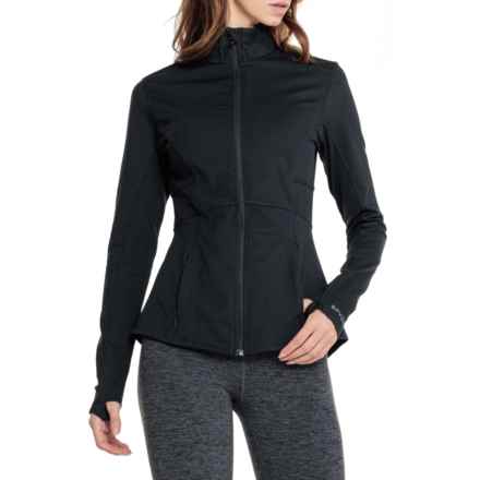 Spyder Mock Neck Yoga Jacket in Black