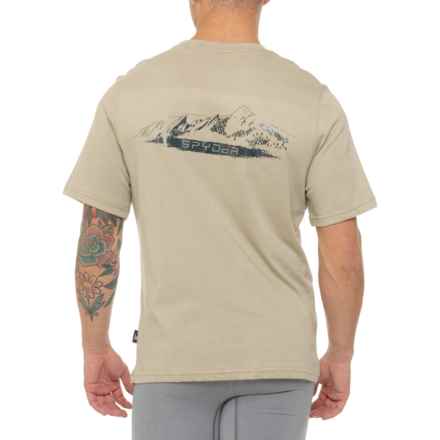 Spyder Mountain T-Shirt - Short Sleeve in Stone