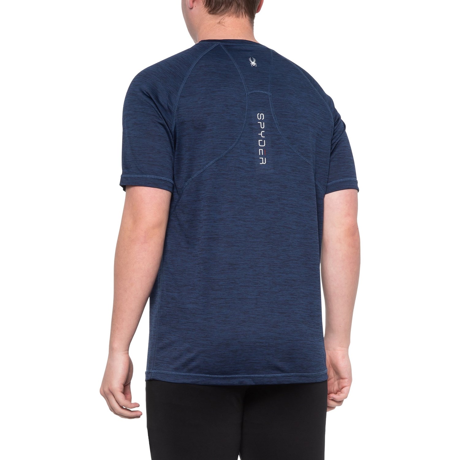 Spyder Navy Heather Rash Guard (For Men)