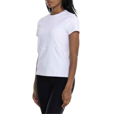Spyder Non-Peach Perforated Side Shirt - Short Sleeve in White