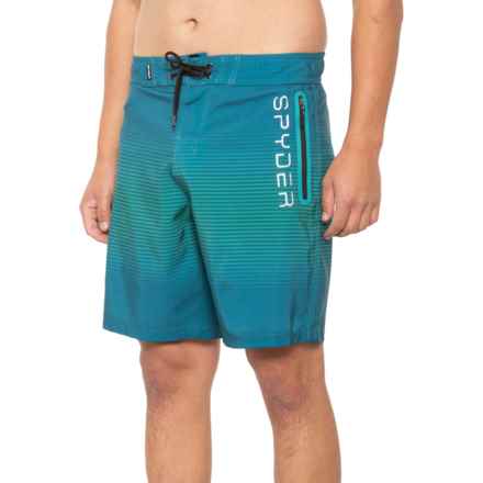 Spyder Ombre Stripes Swim Shorts in Swell