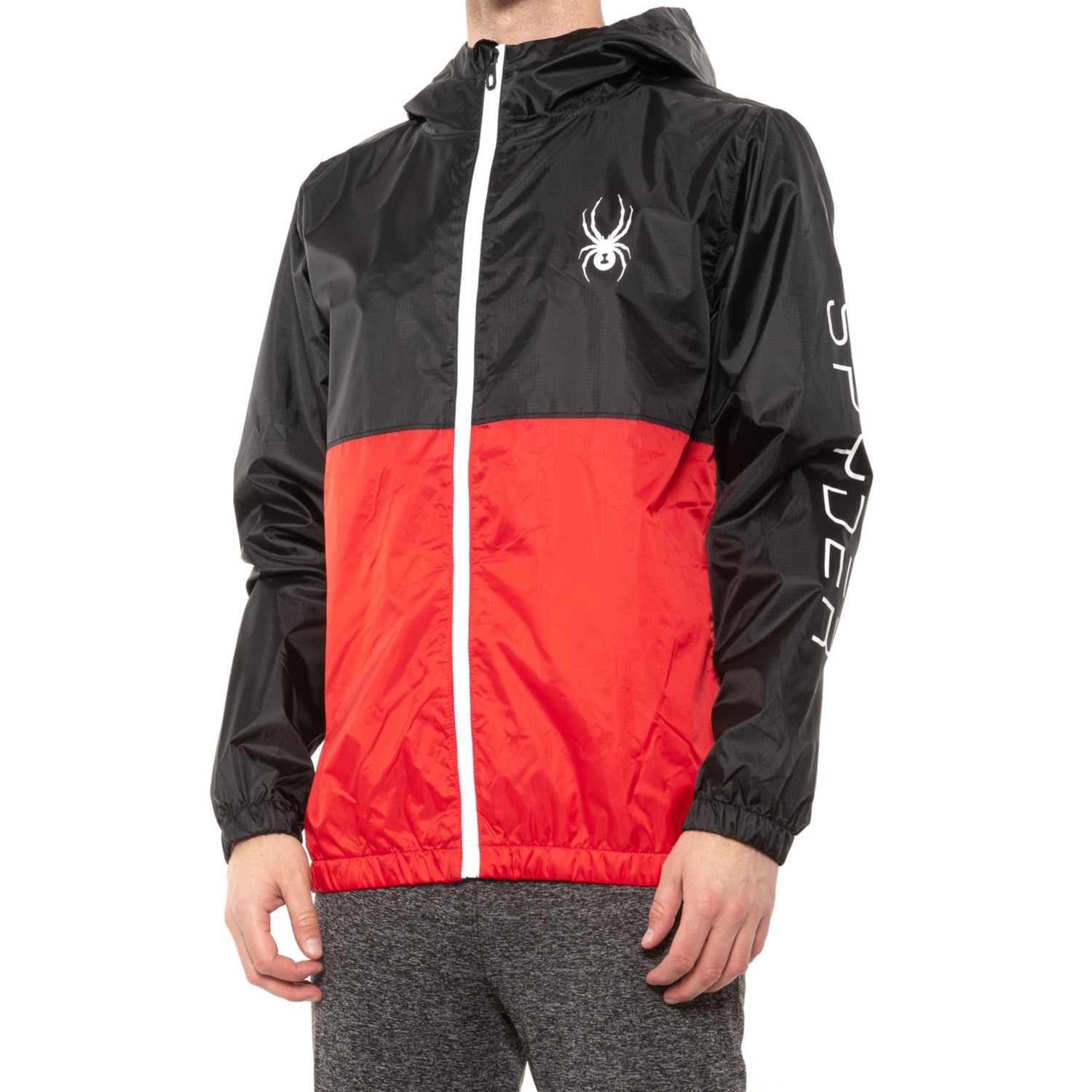 red windbreaker jacket mens