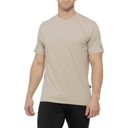Spyder Peached Logo T-Shirt - Short Sleeve in Stone