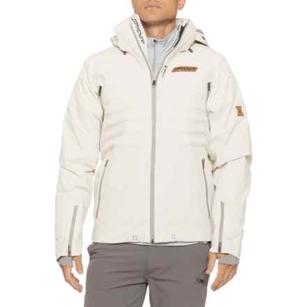 Spyder Pinnacle PrimaLoft® Ski Jacket - Waterproof, Insulated, RECCO® in Vanilla Latte