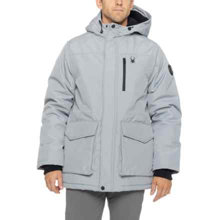Spyder Polar Fleece-Lined Parka - Insulated in Pewter