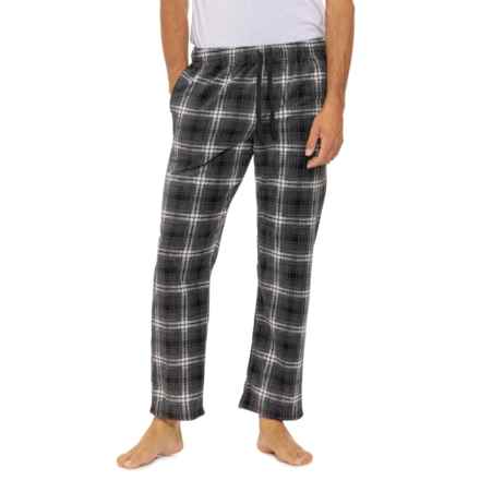 Spyder Polar Fleece Pajama Pants in Black Plaid