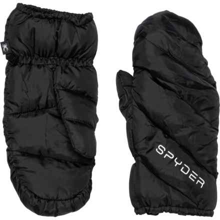 Spyder Puffer Mittens in Black