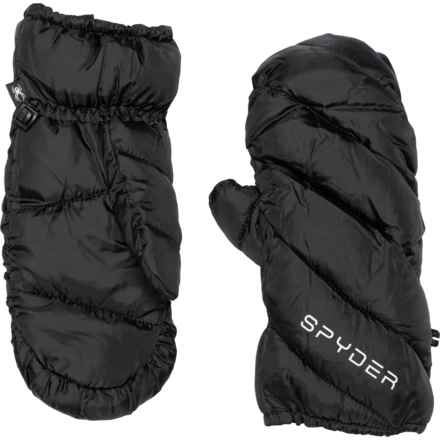 Spyder Puffer Mittens - Insulated (For Women) in Black