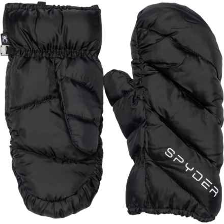 Spyder Puffer Mittens - Insulated in Black