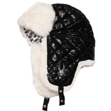 Spyder Quilted Trapper Hat (For Women) in Black