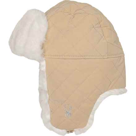 Spyder Quilted Trapper Hat in Clay